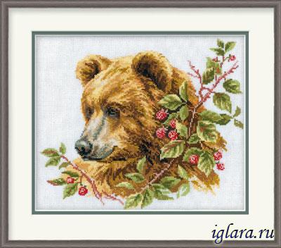 Набор для вышивки крестом - РИОЛИС - 1033 Белые медведи