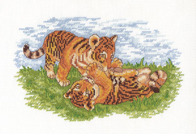 Вышивка ДЖ-019 Прыжок тигра